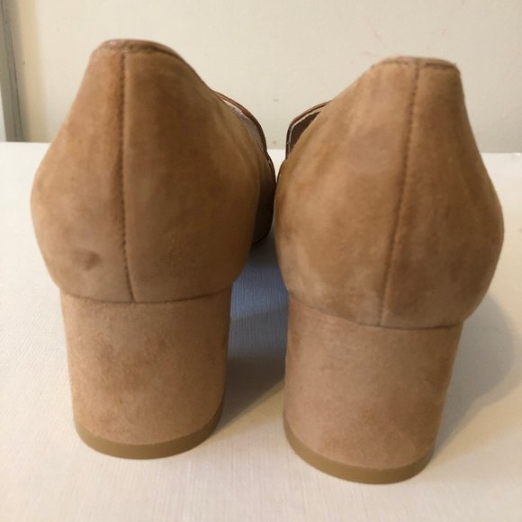 Stuart Weitzman Riela Loafer Pumps in Tan Color - Picture 11 of 14
